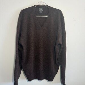 Jos. A. Bank 100% Cashmere Sweater.  Brown.  Men's  M